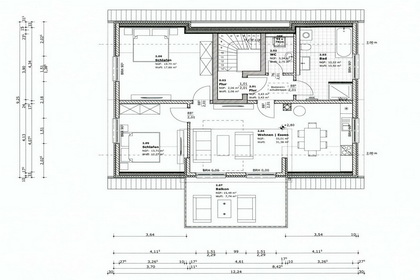 Grundriss der Ferienwohnung